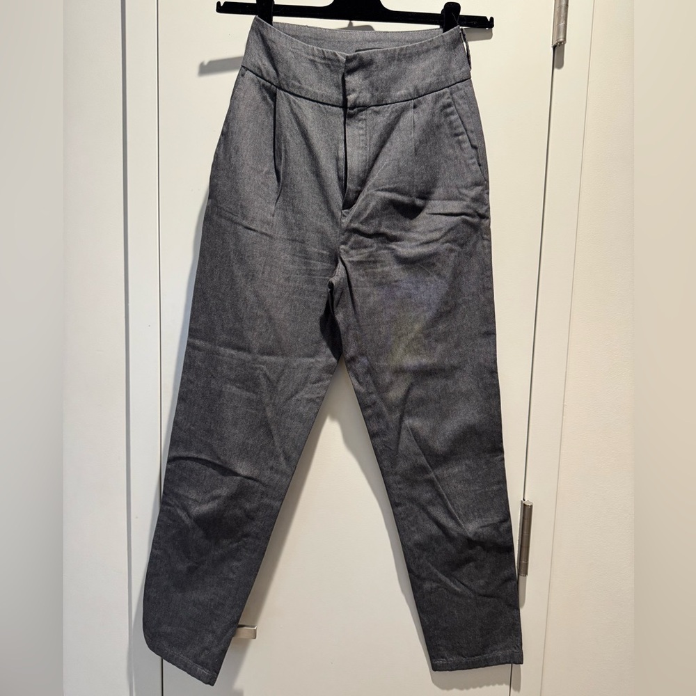 Massimo Dutti Elegant Gray Trousers